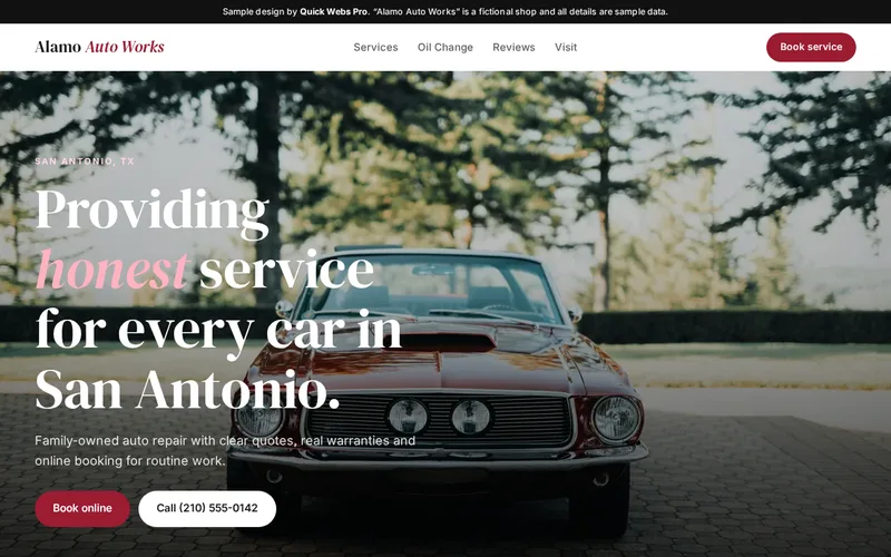 Classic design preview on desktop